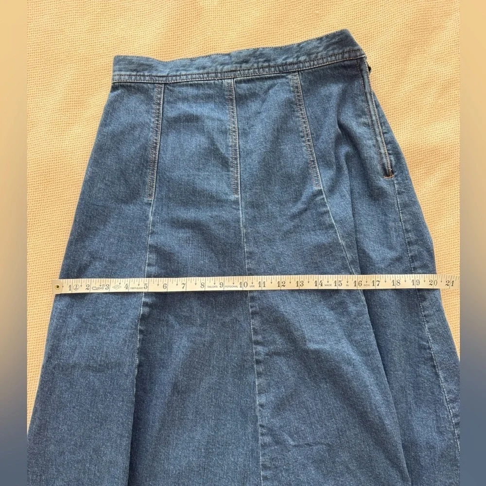 Kate‎ Spade Broome Street Blue Midi Skirt